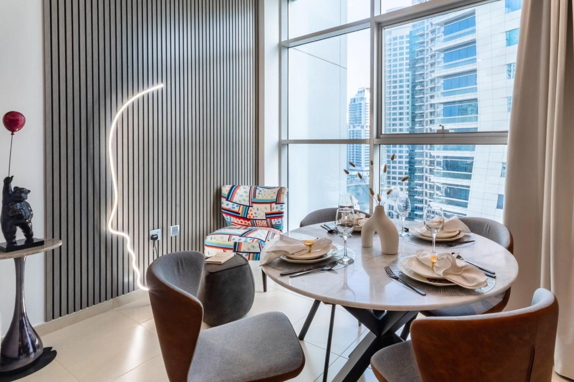 Jbr Beach & Marina Walk I Ain Dubai View I 1 Bdr Экстерьер фото